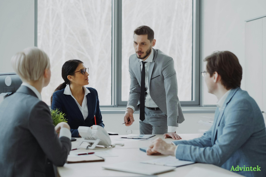Peppol Access Points vs UAE Accredited Service Providers: What’s the Difference? 2 Finance leaders discussing Peppol Access Point and UAE Accredited Service Provider readiness