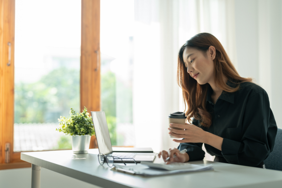 ASP Accreditation Just Got Harder: The New Two-Year Experience Rule and What It Means for Your Vendor Choice 3 girl sitting beside a window using invoicing platform on laptop kept on a desk